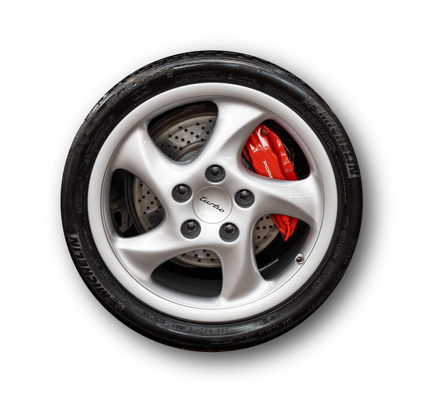 993 Turbo Wheels Alfombrilla ratón llanta coche redonda Wheels Collection