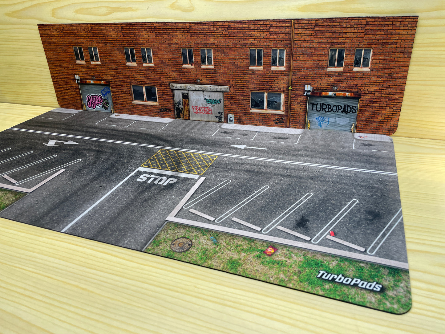 Pared Detroit 70 x 17,5cm background diecast