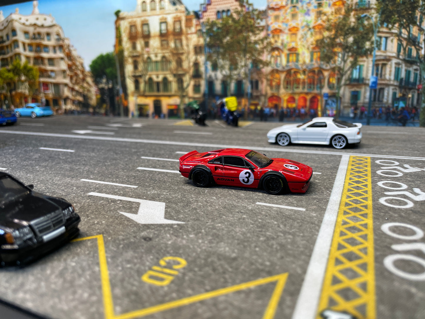 Barcelona Background 70 x 17,5cm diecast