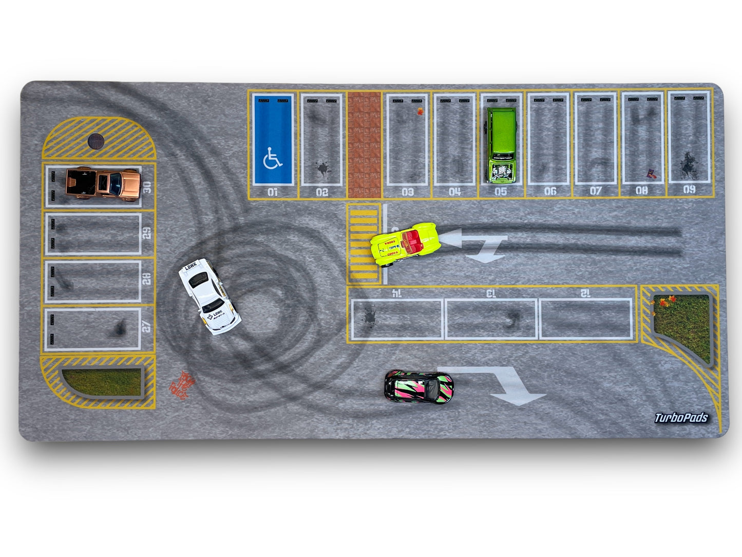 Los Angeles 1/64 TurboPad 70x35cm mat mouse pad