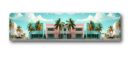 Miami Background 70 x 17,5cm diecast