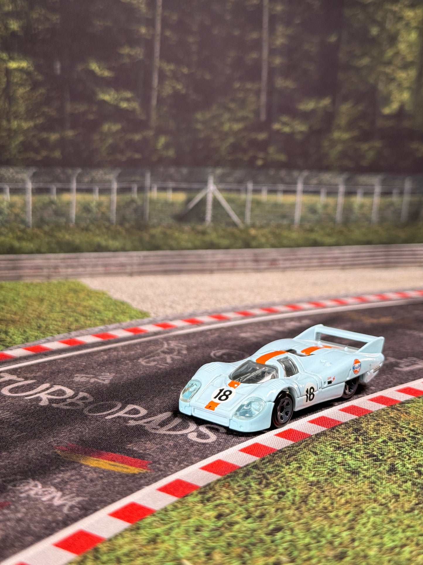 Nürburgring  Background 70 x 17,5cm diecast TurboPad