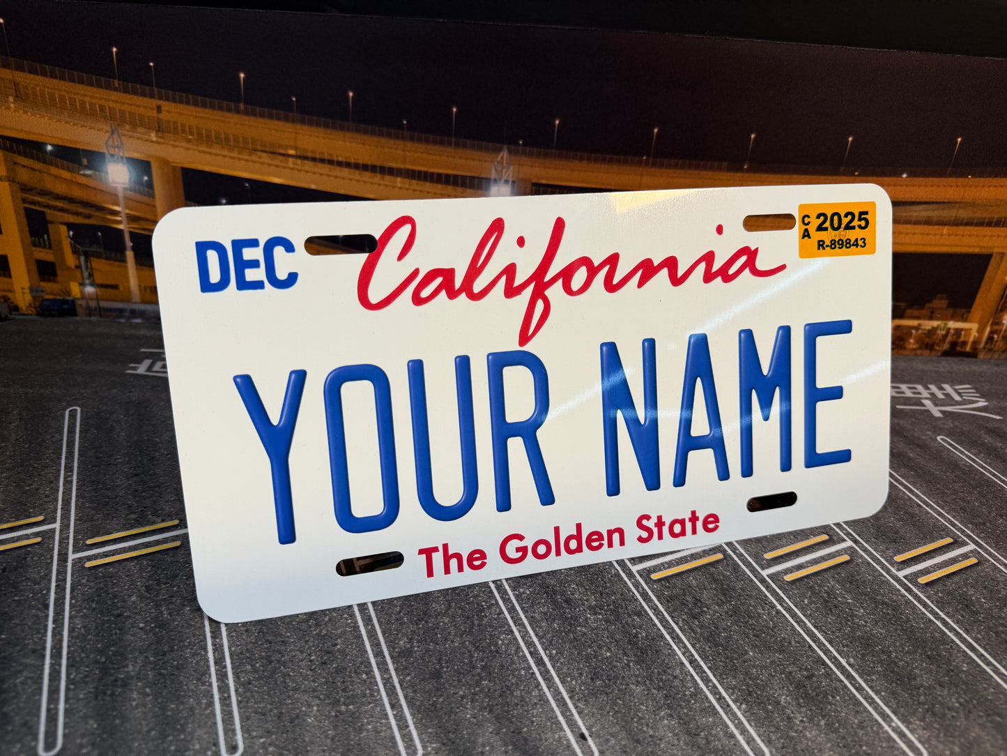 PERSONALIZED LICENSE PLATE