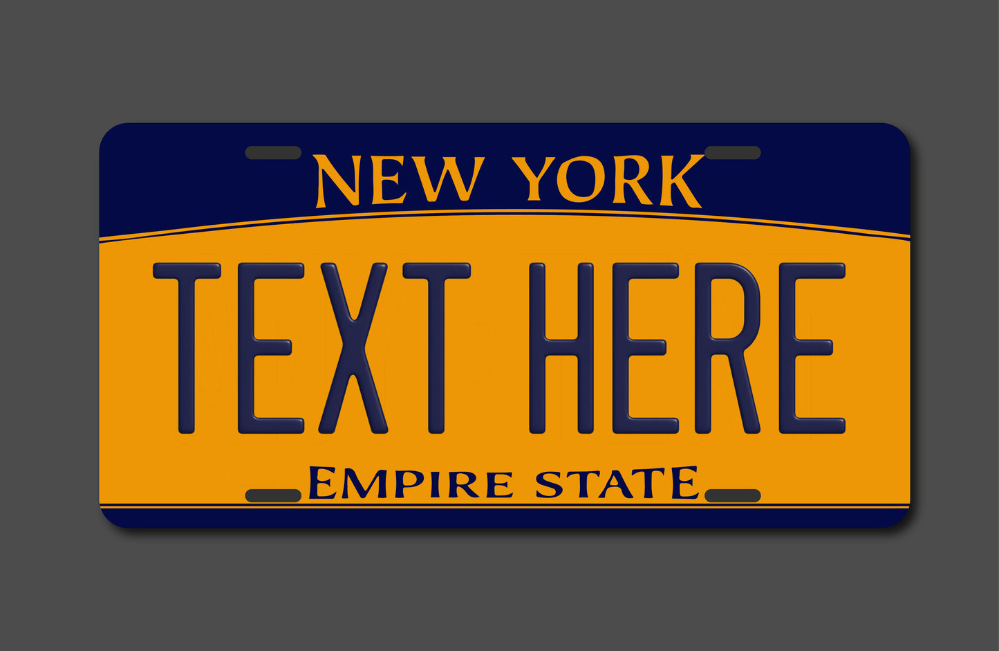 PERSONALIZED LICENSE PLATE