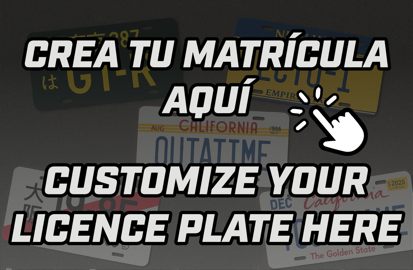 PERSONALIZED LICENSE PLATE
