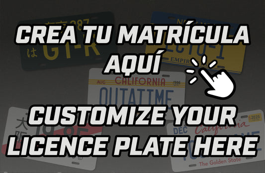 PERSONALIZED LICENSE PLATE